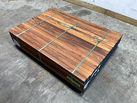 Azobé hardhouten paal gepunt 150x5x5 cm (100x) - afbeelding 1 van  11