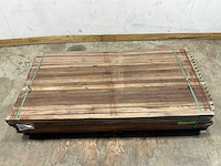 Azobé hardhouten paal gepunt 200x5x5 cm (100x) - afbeelding 2 van  9