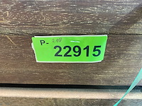 Azobé hardhouten paal met diamantkop 300x14x14 cm (18x) - afbeelding 8 van  8