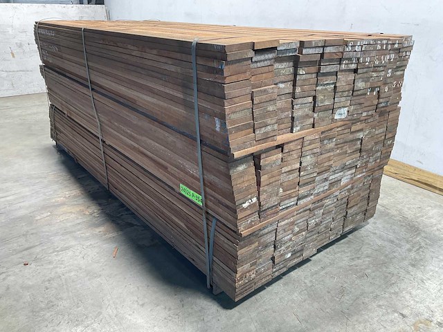 Azobé hardhouten plank 250x10x2 cm (50x) - afbeelding 3 van  7