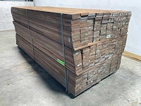 Azobé hardhouten plank 250x10x2 cm (50x) - afbeelding 3 van  7