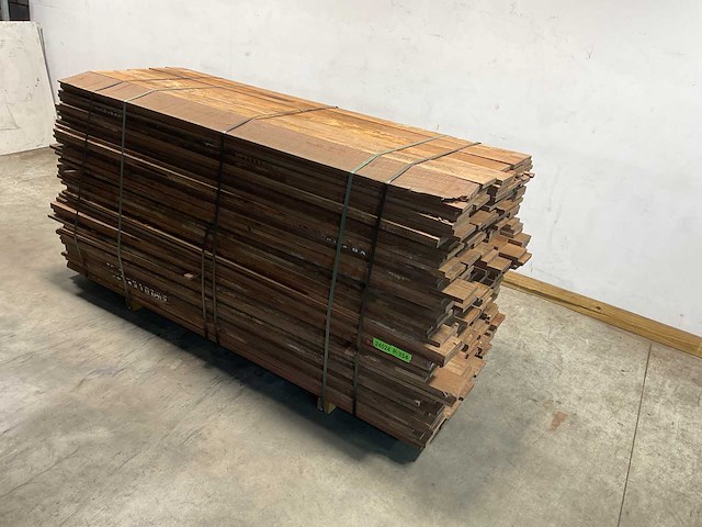 Azobé hardhouten plank 250x15x2 cm (48x) - afbeelding 4 van  6