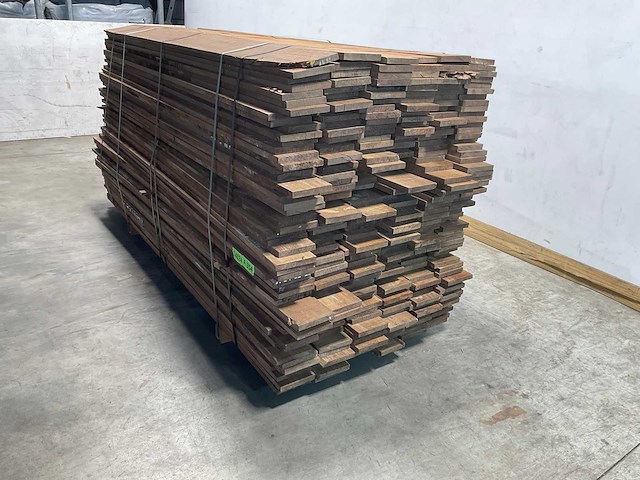 Azobé hardhouten plank 250x15x2 cm (48x) - afbeelding 1 van  6