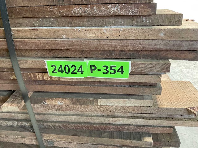 Azobé hardhouten plank 250x15x2 cm (48x) - afbeelding 2 van  6