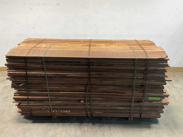 Azobé hardhouten plank 250x15x2 cm (48x) - afbeelding 1 van  7