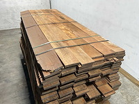 Azobé hardhouten plank 250x15x2 cm (48x) - afbeelding 3 van  7