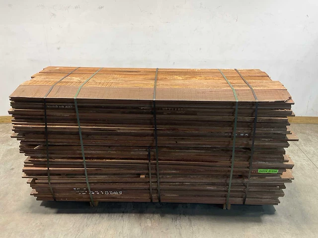 Azobé hardhouten plank 250x15x2 cm (48x) - afbeelding 1 van  7