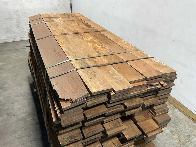 Azobé hardhouten plank 250x15x2 cm (48x) - afbeelding 3 van  7
