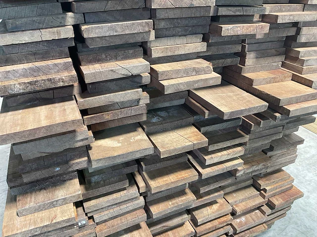 Azobé hardhouten plank 250x15x2 cm (48x) - afbeelding 5 van  7