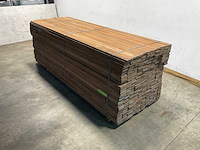 Azobé hardhouten plank 300x10x2 cm (50x) - afbeelding 1 van  7