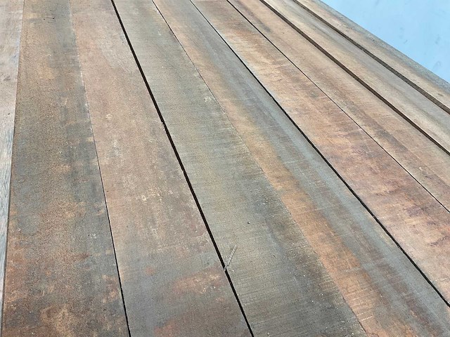 Azobé hardhouten plank 300x10x2 cm (50x) - afbeelding 4 van  7