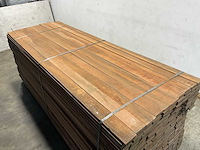 Azobé hardhouten plank 300x10x2 cm (50x) - afbeelding 6 van  7