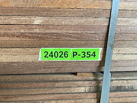 Azobé hardhouten plank 300x10x2 cm (50x) - afbeelding 7 van  7