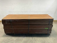 Azobé hardhouten plank 300x10x2 cm (50x) - afbeelding 2 van  7