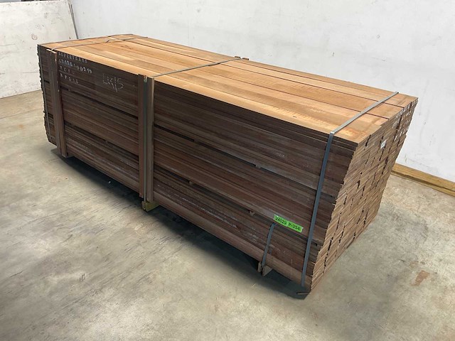 Azobé hardhouten plank 300x15x2 cm (35x) - afbeelding 1 van  7