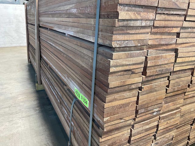 Azobé hardhouten plank 300x15x2 cm (35x) - afbeelding 6 van  7