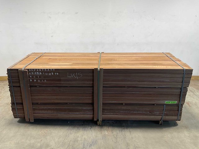 Azobé hardhouten plank 300x15x2 cm (35x) - afbeelding 2 van  7