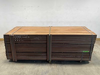 Azobé hardhouten plank 300x15x2 cm (35x) - afbeelding 2 van  7