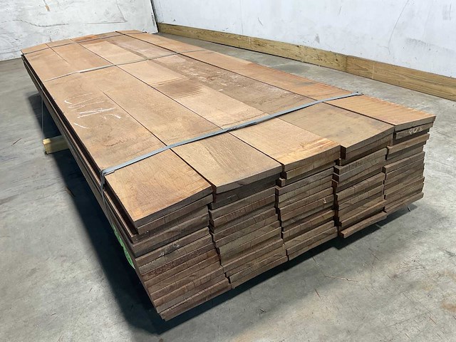 Azobé hardhouten plank 300x20x2 cm (35x) - afbeelding 2 van  6