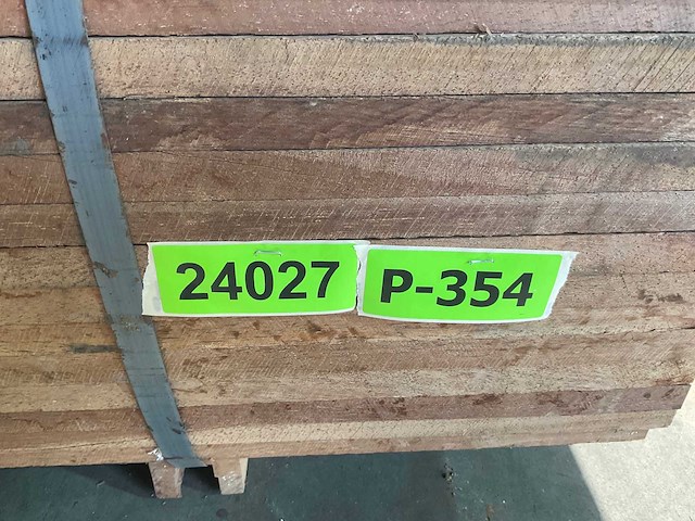 Azobé hardhouten plank 300x20x2 cm (35x) - afbeelding 6 van  6