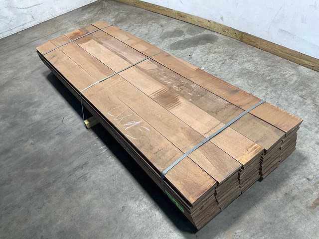 Azobé hardhouten plank 300x20x2 cm (35x) - afbeelding 4 van  6