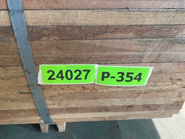 Azobé hardhouten plank 300x20x2 cm (35x) - afbeelding 6 van  6
