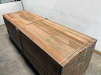 Azobé hardhouten plank 350x15x2 cm (35x) - afbeelding 2 van  6