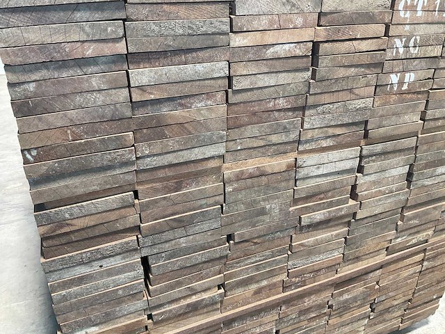 Azobé hardhouten plank 350x15x2 cm (35x) - afbeelding 1 van  6