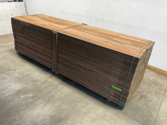 Azobé hardhouten plank 350x15x2 cm (35x) - afbeelding 5 van  5