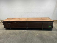 Azobé hardhouten plank 400x10x2 cm (50x) - afbeelding 1 van  7