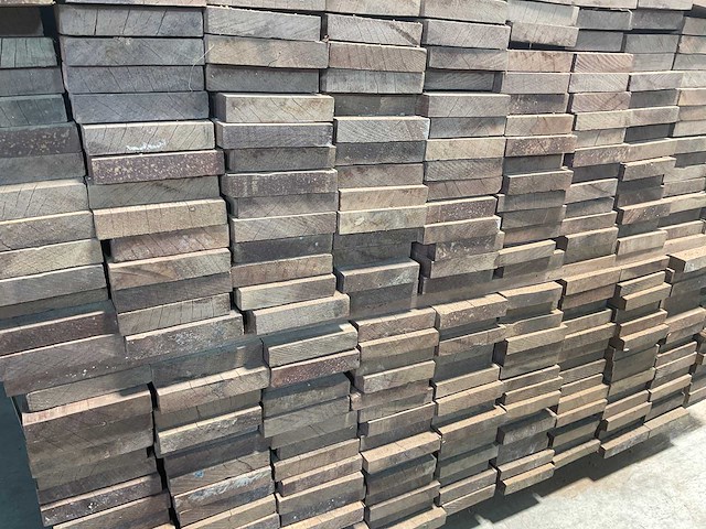Azobé hardhouten plank 400x10x2 cm (50x) - afbeelding 3 van  4