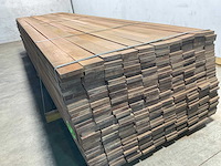 Azobé hardhouten plank 400x10x2 cm (50x) - afbeelding 4 van  4