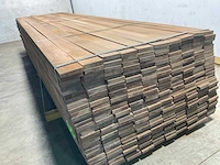 Azobé hardhouten plank 400x10x2 cm (50x) - afbeelding 6 van  7