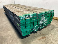 Azobé hardhouten regel fijnbezaagd 300x10x5 cm (100x) - afbeelding 4 van  6