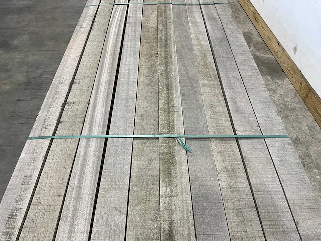 Azobé hardhouten regel fijnbezaagd 300x10x5 cm (100x) - afbeelding 3 van  6