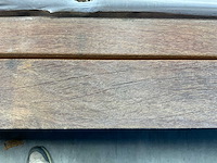 Azobé hardhouten regel geschaafd 350x9x4,5 cm (66x) - afbeelding 1 van  5