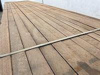 Azobé hardhouten tuinpaal fas 500x7x7 cm (42x) - afbeelding 3 van  7