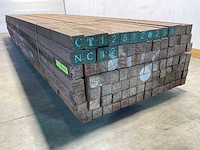 Azobé hardhouten tuinpaal fas 500x7x7 cm (42x) - afbeelding 5 van  7