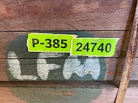 Azobé hardhouten tuinpaal fas gepunt 150x7x7 cm (128x) - afbeelding 6 van  6
