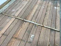 Azobé hardhouten tuinpaal fas gepunt 250x6x6 cm (160x) - afbeelding 3 van  6