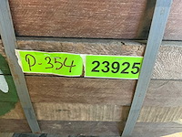 Azobé hardhouten tuinpaal gepunt 100x6x6 cm (160x) - afbeelding 8 van  8