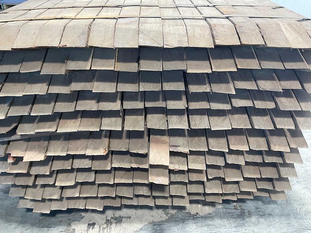 Azobé hardhouten tuinpaal gepunt 100x6x6 cm (160x) - afbeelding 5 van  8