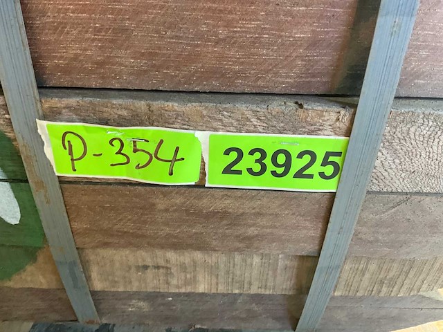 Azobé hardhouten tuinpaal gepunt 100x6x6 cm (160x) - afbeelding 8 van  8