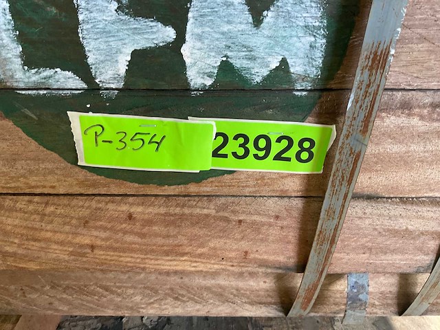 Azobé hardhouten tuinpaal gepunt 100x8x8 cm (120x) - afbeelding 5 van  5