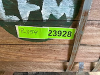 Azobé hardhouten tuinpaal gepunt 100x8x8 cm (120x) - afbeelding 5 van  5