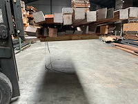 Azobé hardhouten tuinpaal gepunt 270x6,5x6,5 cm (20x) - afbeelding 9 van  10