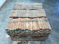 Azobé hardhouten tuinpaal gepunt 40x5x5 cm (720x) - afbeelding 4 van  7