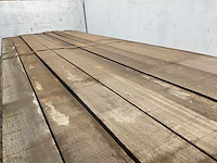 Azobé hardhouten waterkering plank 300x10x1 cm (100x) - afbeelding 3 van  8