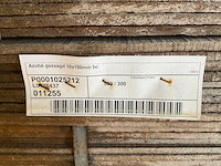 Azobé hardhouten waterkering plank 300x10x1 cm (200x) - afbeelding 5 van  6