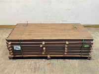 Azobé paal geschaafd gepunt 200x6,5x6,5 cm (84x) - afbeelding 2 van  3